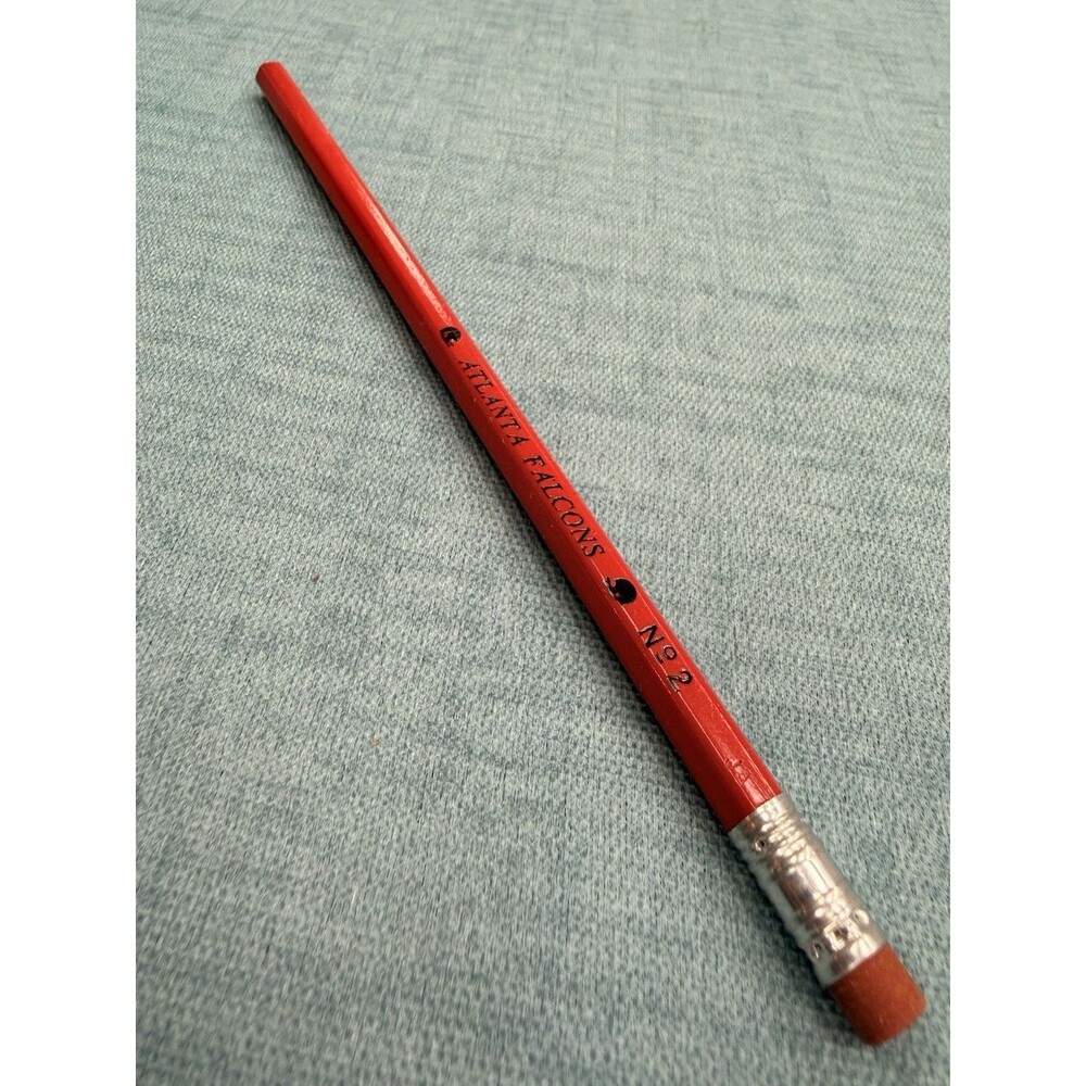 Vintage Not Used - NFL 1970's Atlanta Falcons No. 2 Pencil Rare